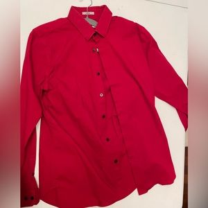 Men's Express Fitted Dress shirt Size Large 16-16 1/2